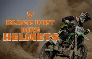 black dirt bike helmets