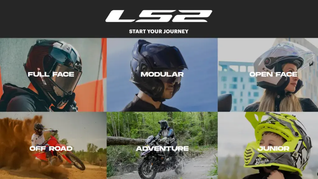 LS2 Helmets Range of Products